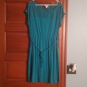 Ava Viv teal dress with pockets size woman's 1X